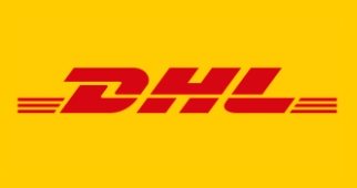 DHL Logo - Versandpartner von Tintenfuzzy